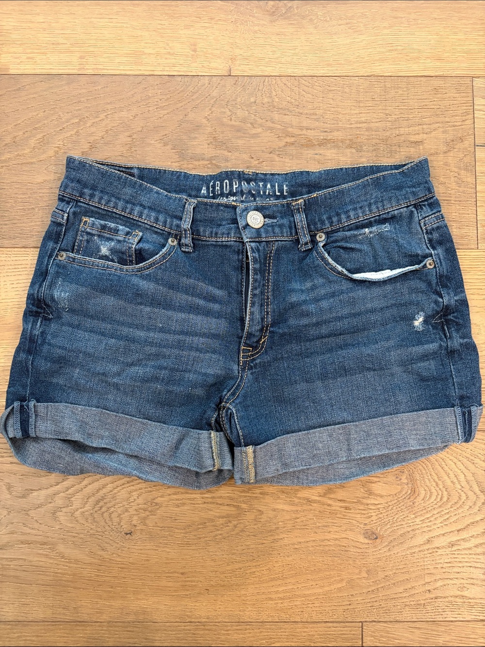 Aeropostale Dark Wash Denim Shorts